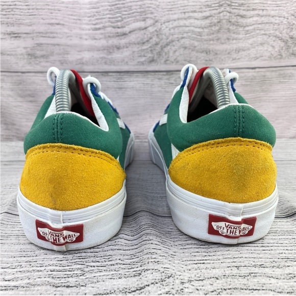 Vans Yacht Club Color Block Suede Canvas Lace Up Sneakers Multi Color 9.5 - Picture 6 of 11